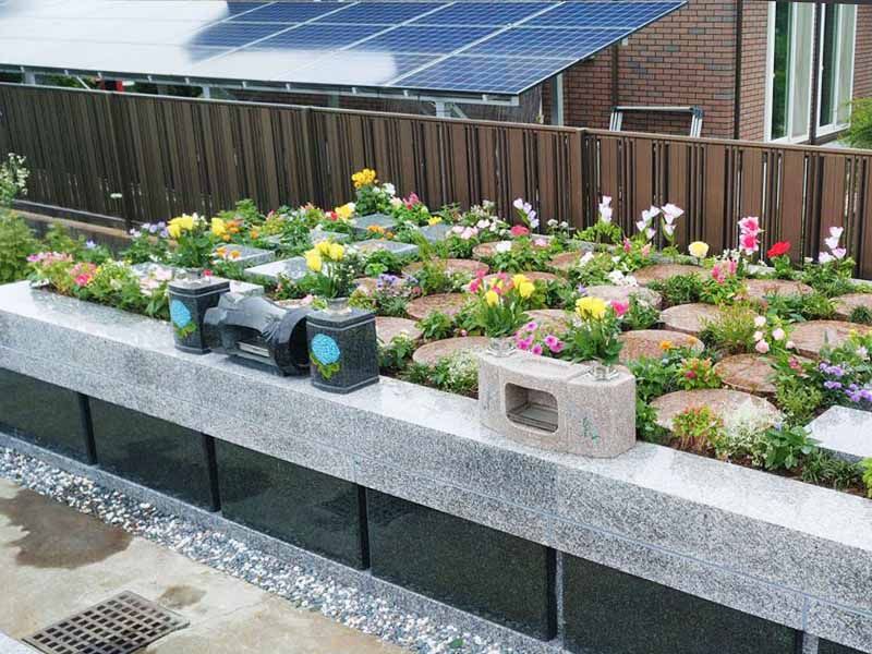 日当たり抜群の墓所