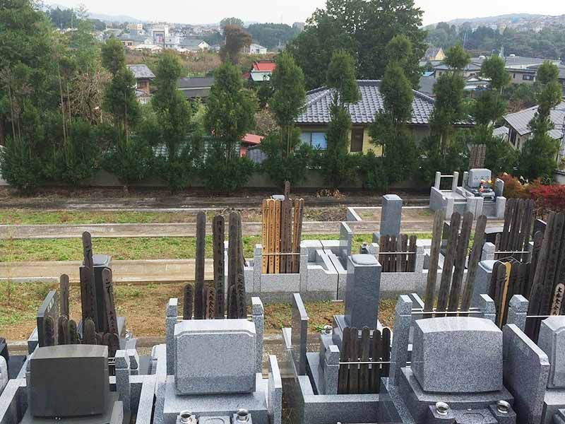 美しい景色が広がる東光墓園