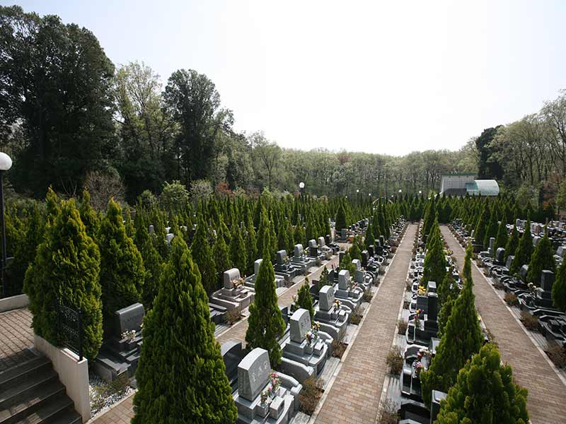 フォレスト所沢　日当たりの良い霊園風景④