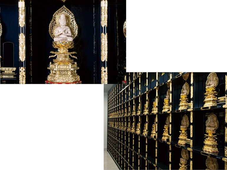 寶珠山 東福院 四ッ谷納骨堂　大日如来像付き納骨壇