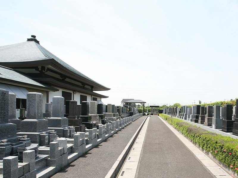 法光寺墓苑　開放感のある墓域