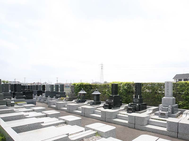法光寺墓苑　区画整備された墓域
