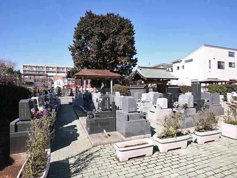 与野正圓寺墓苑　日当たりのよい墓域