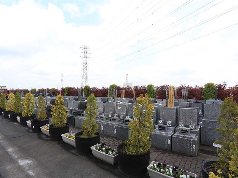 朝霞聖地霊園　一般墓所風景