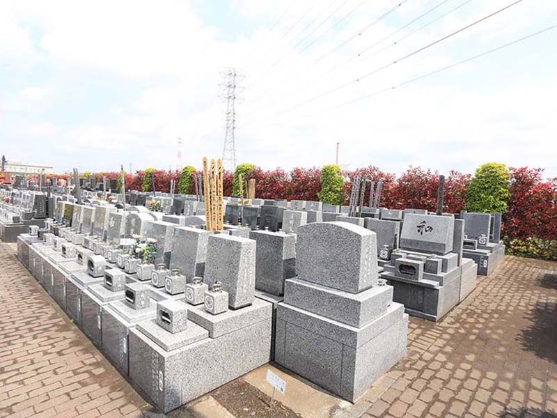 朝霞聖地霊園　洋型墓石