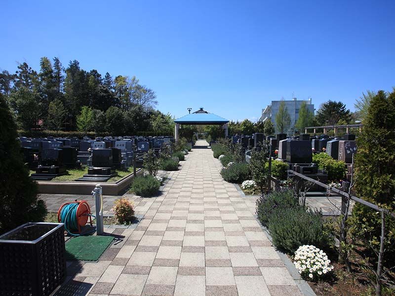 さいたまメモリアルパーク　緑あふれる広い参道