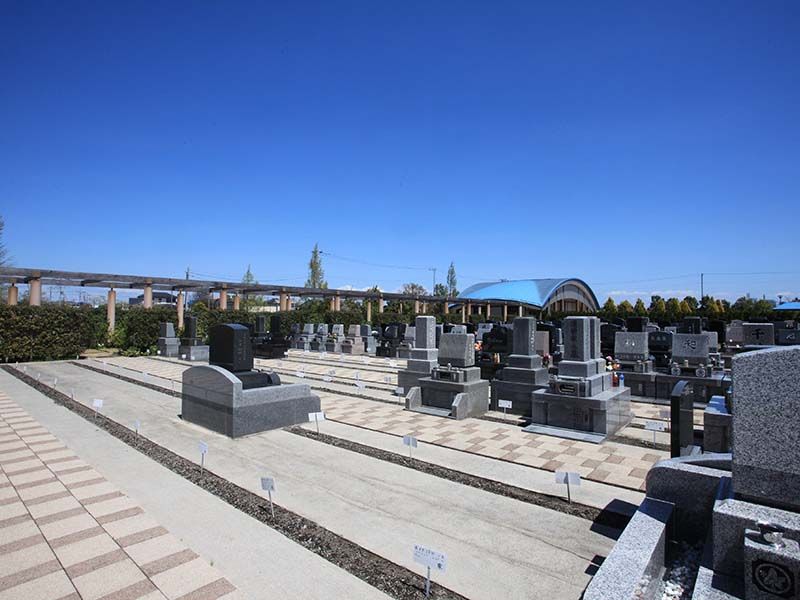 さいたまメモリアルパーク　区画整理されたパーク内