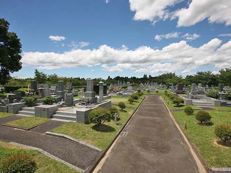 成田メモリアルパーク　整備された区画