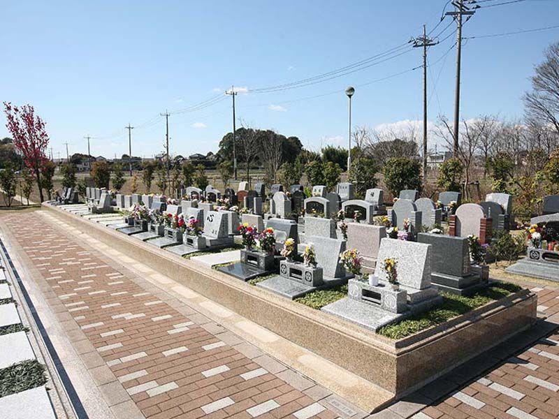 大宮霊園 第二期　大空が拡がる園内