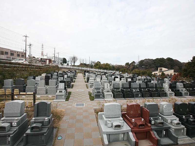 川口霊園かわぐちの杜の一般墓区画の風景