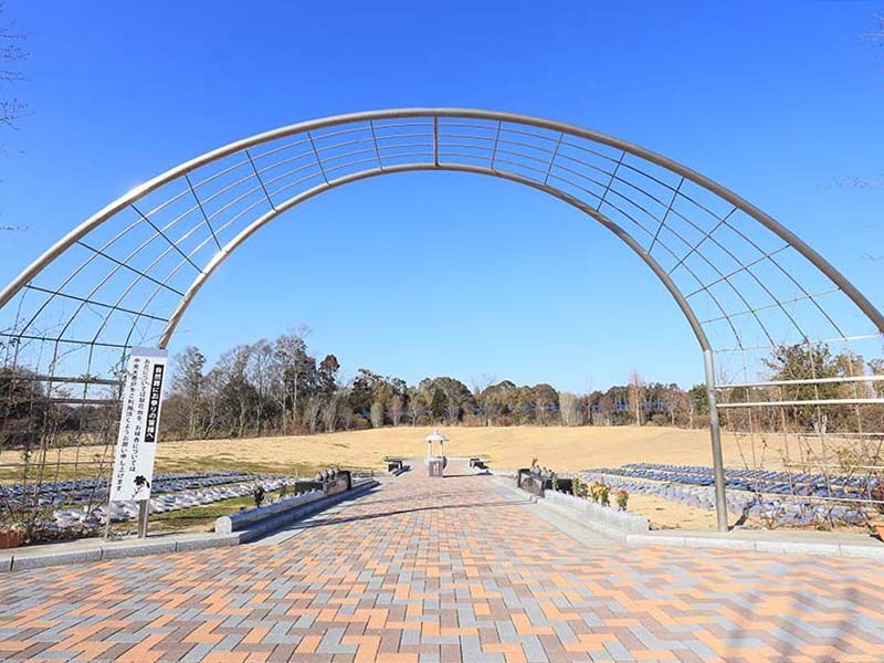 森のお墓 弥生の里・自然聖園　開放感のある墓域「自然葬」