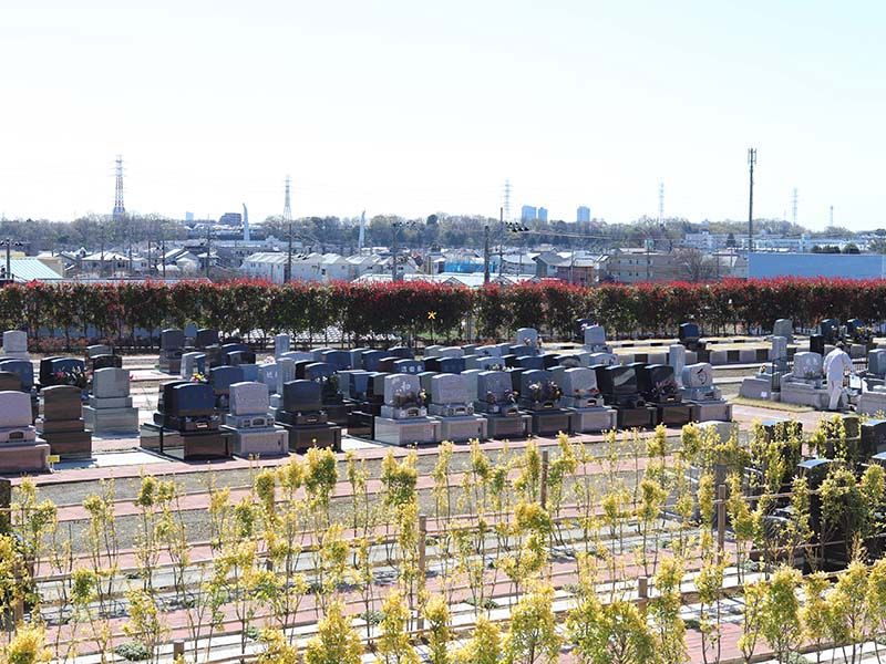 なごみの丘霊園　ゆったり参拝できる園内