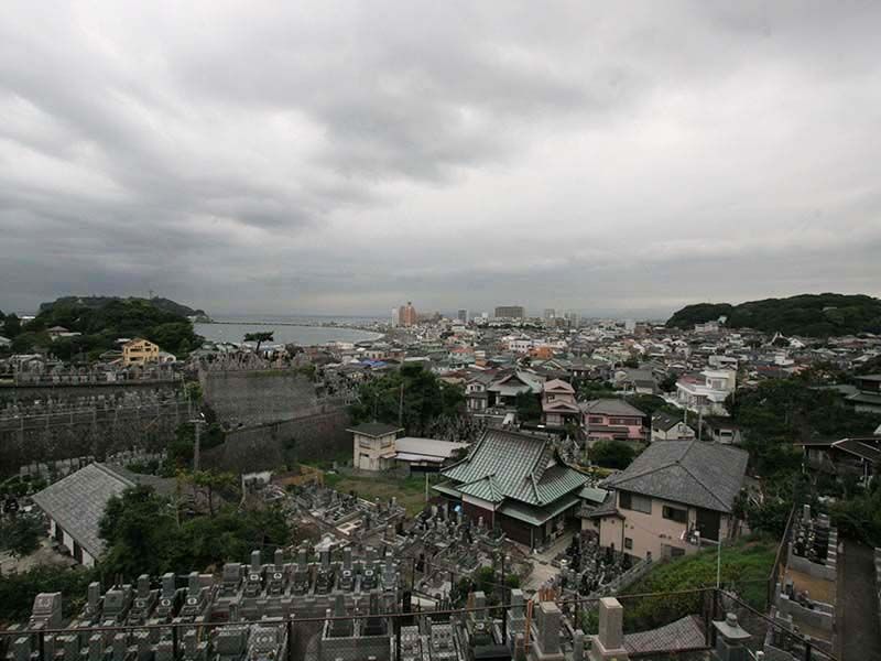 鎌倉富士見墓苑　墓域から見える景色②