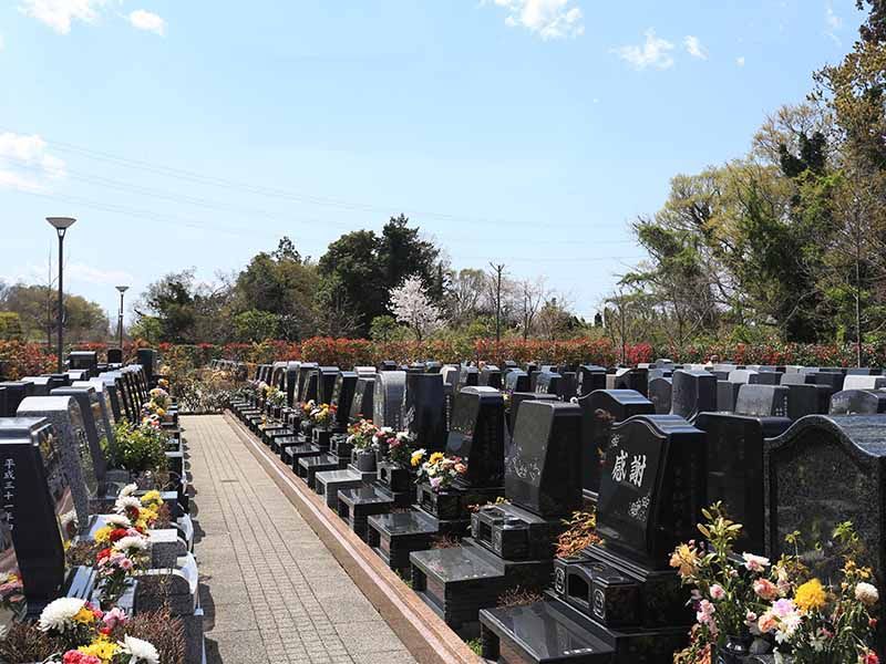 海老名フォーシーズンメモリアル　バリアフリーの園内