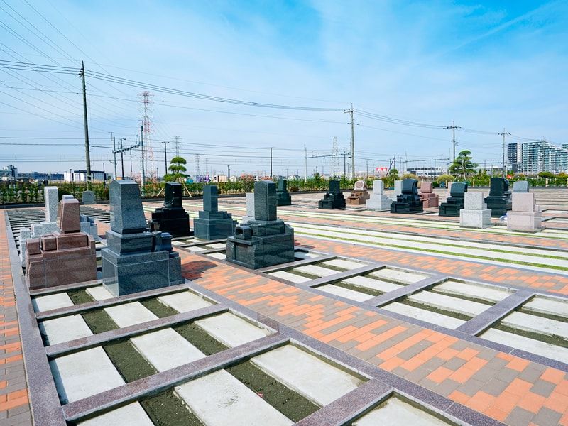 駅前霊園美南の一般墓区画イメージ