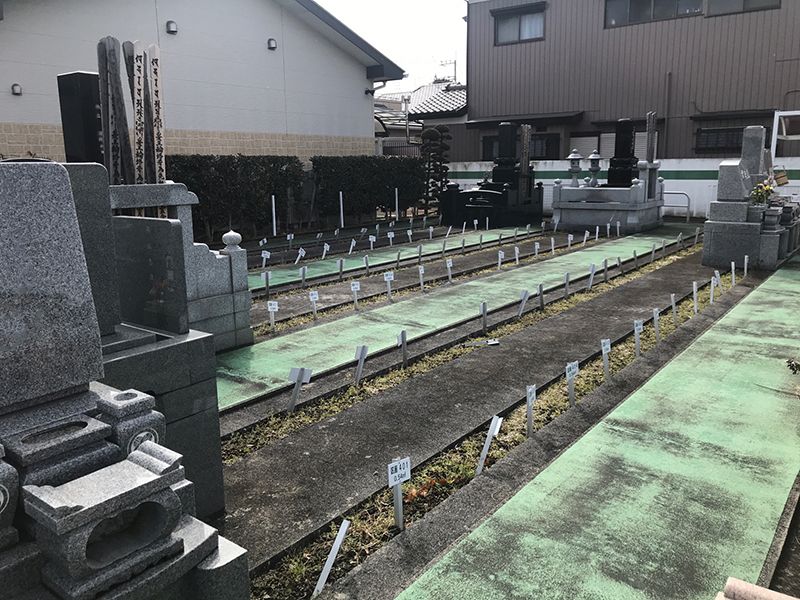 櫻墓苑　新しい区画