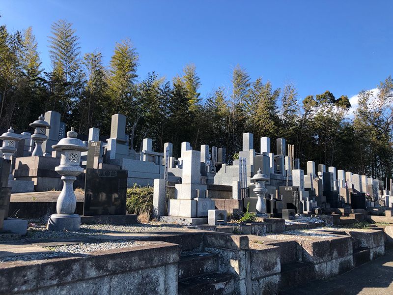 橘聖地第二霊園　高台にり日当たりが良い墓域