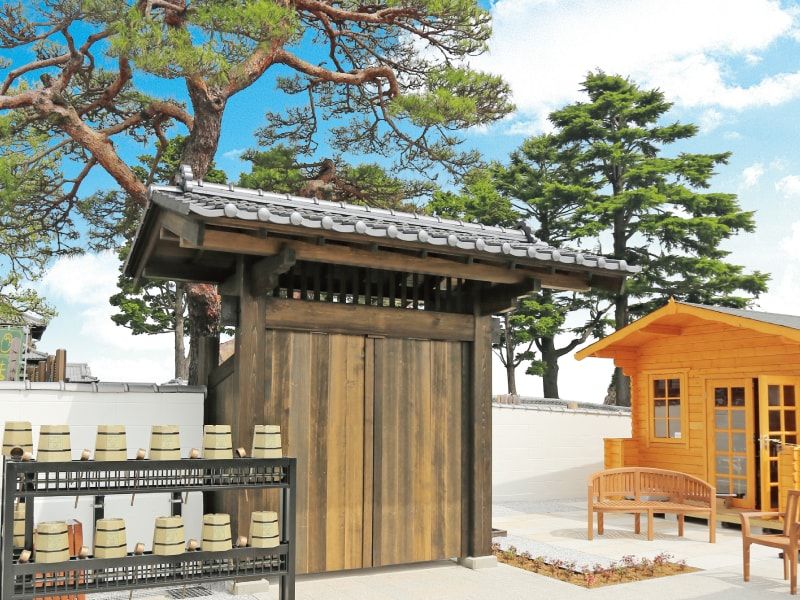 源長寺墓地まどかの杜　十分な数のバケツ