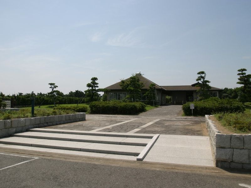 習志野市営海浜霊園の入り口