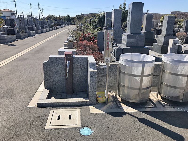 越谷霊廟　手洗い場