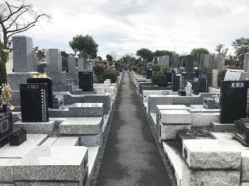 かすかべ霊園　永代供養墓　手入れが行き届いた墓域