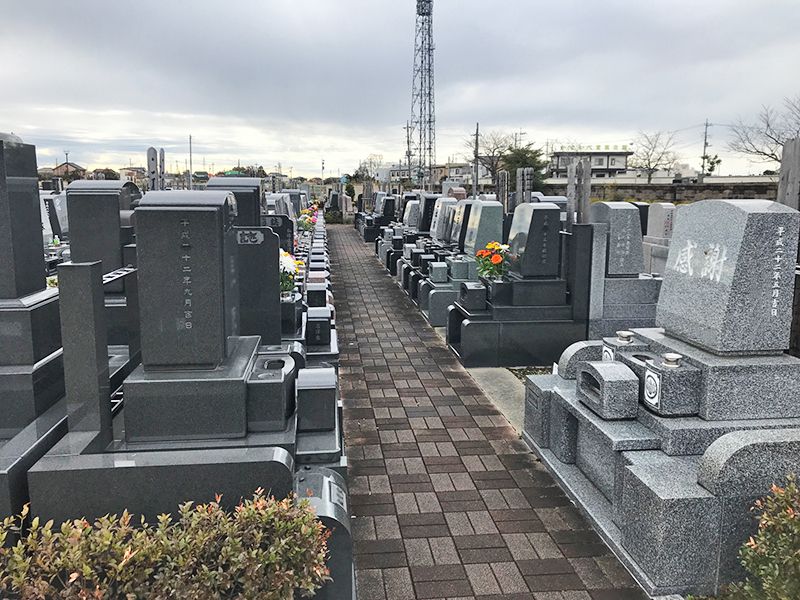 グリーンパーク春日部浄園 第2期　区画整備された墓域