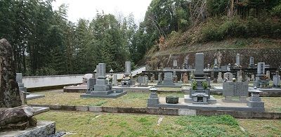 中屋谷第1墓園の墓所全域