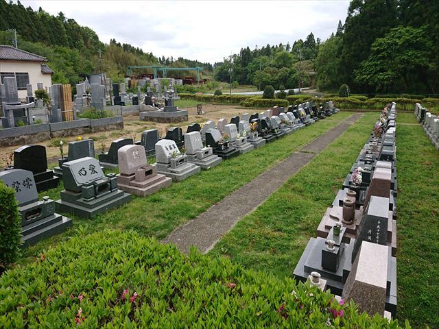 中野霊園　平坦で日当たり良好な園内