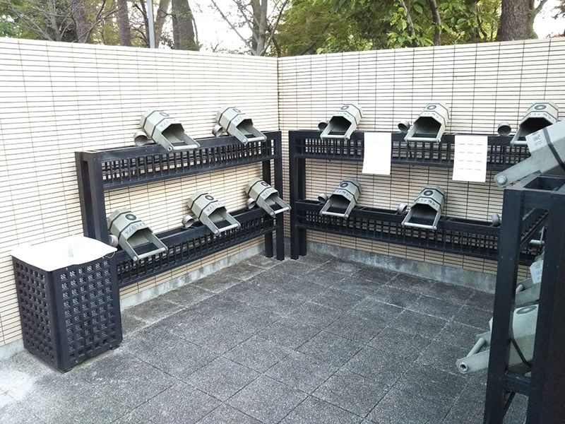 川口光輪メモリアル 永代供養墓「光」　参拝用具置き場