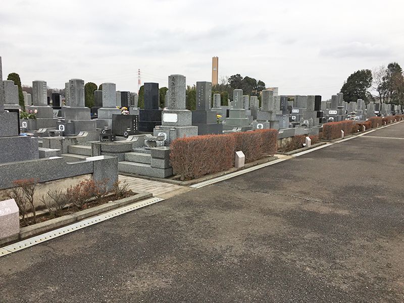 昌平寺 第三武蔵野墓苑　広大な苑内