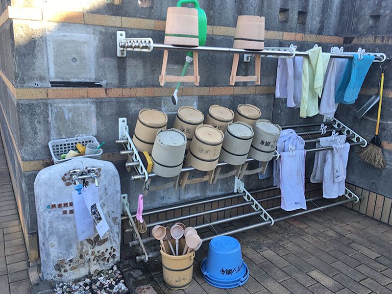 メモリアルガーデン調布 永代供養墓「悠久の丘」　清潔感のある水汲み場