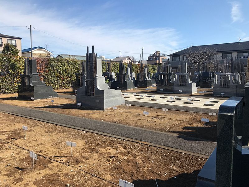 越谷樹木葬墓地　販売中の区画