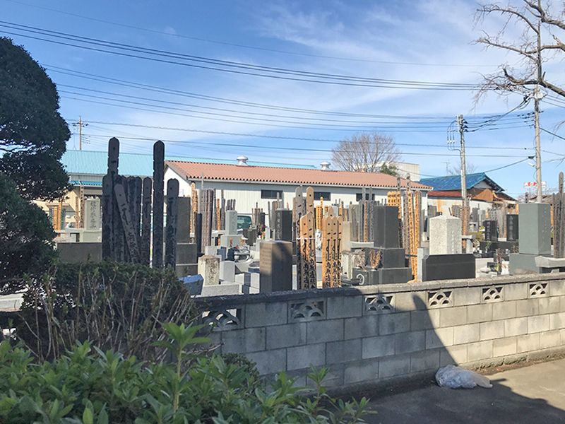 越谷樹木葬墓地　住宅街にある墓域