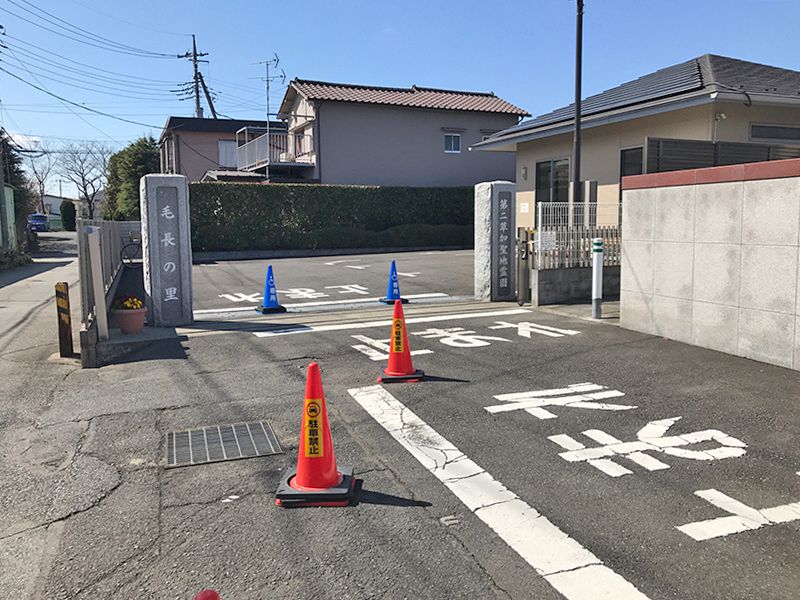 第二草加聖地霊園 毛長の里　霊園の入口