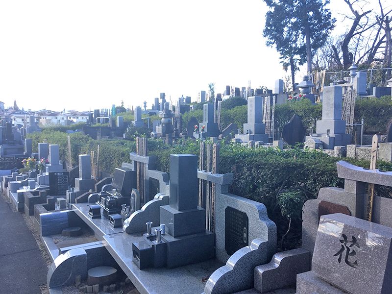 メモリアルパーク吉祥天　見晴らしがよい墓域