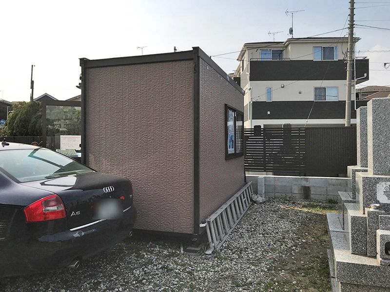 大田萩中霊園　墓域から近い駐車場