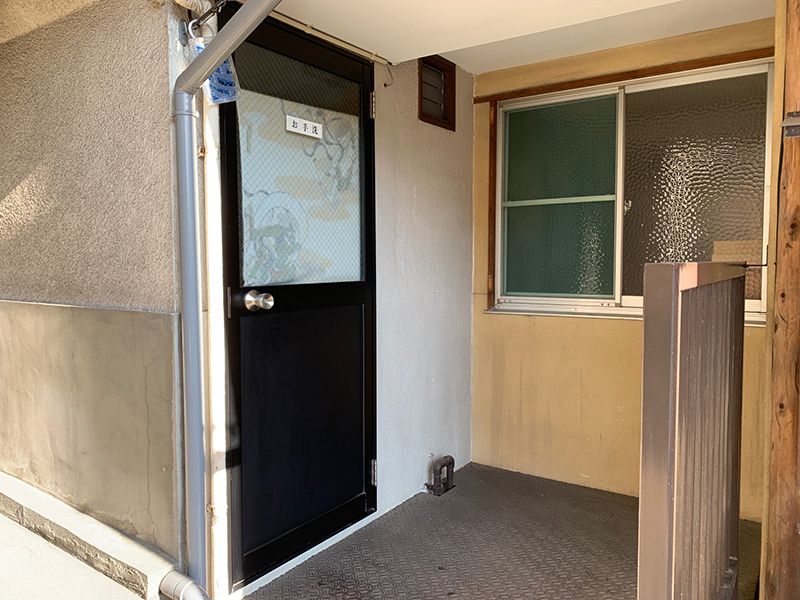 光宝寺　お手洗い入口