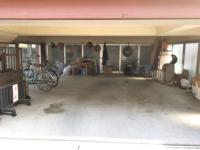 古川浄苑　屋根付き駐輪場