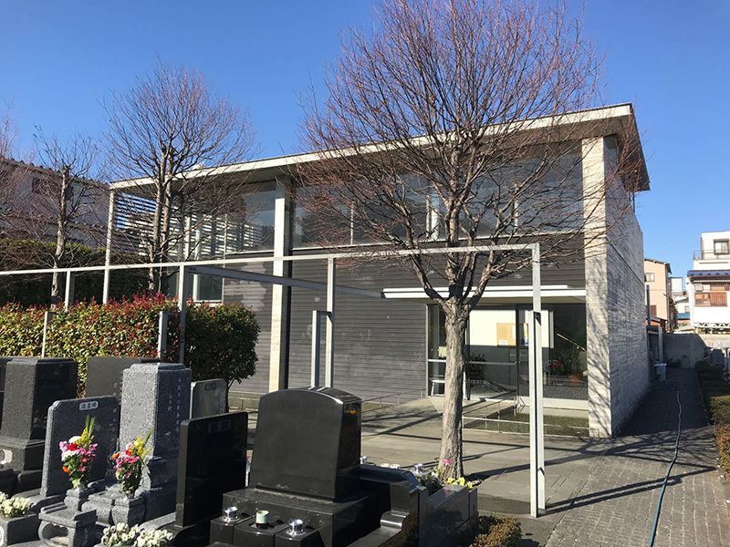 江東メモリアル　墓域近くにある園内施設
