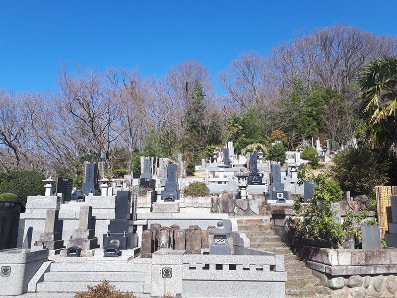 少林寺聖地霊園　開放的な墓域