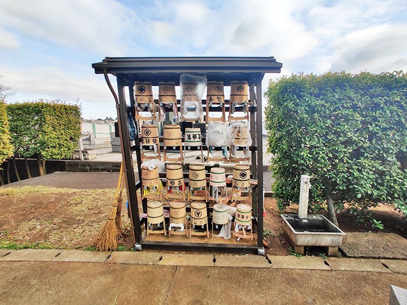 三ツ池の杜墓苑　苑内の水場