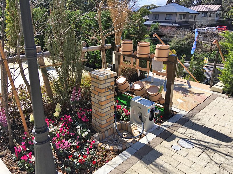 メモリアルガーデン藤沢　整備された花壇