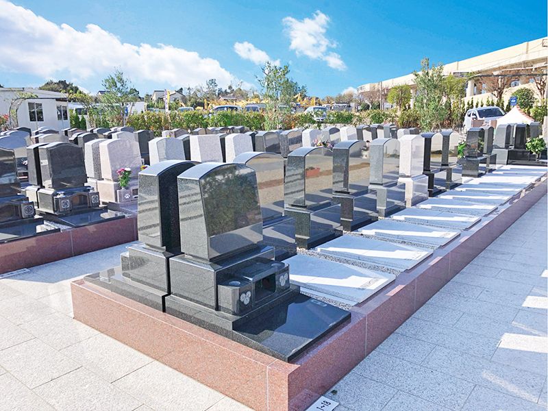 サンク川口霊園　整備された区画