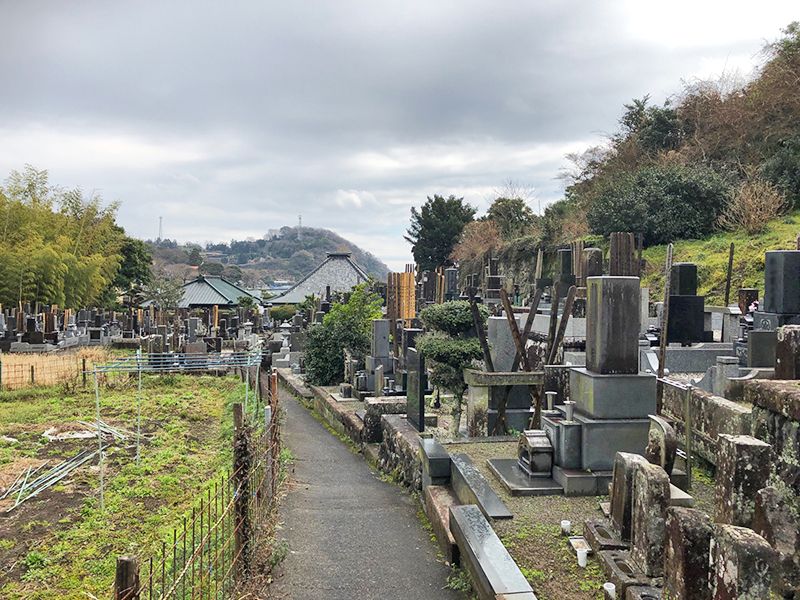 寳泉寺　舗装された参道