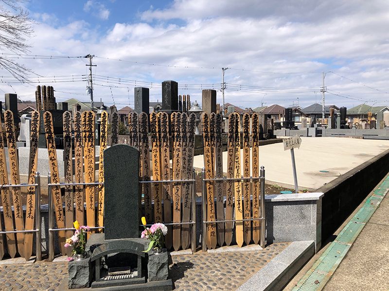 蓮生寺　風通しがよい墓地