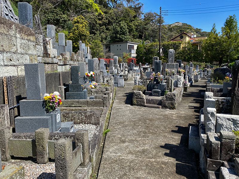 安養院　広い墓域