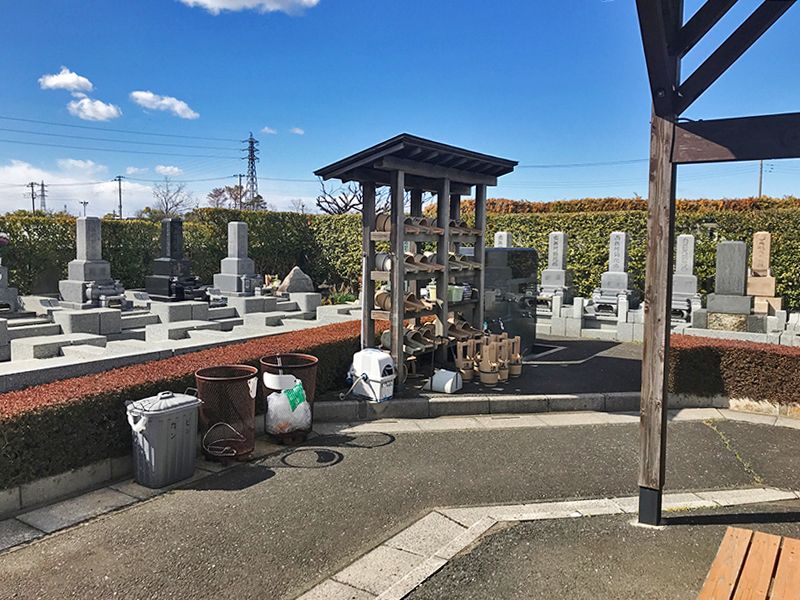法光寺墓苑　水汲み場