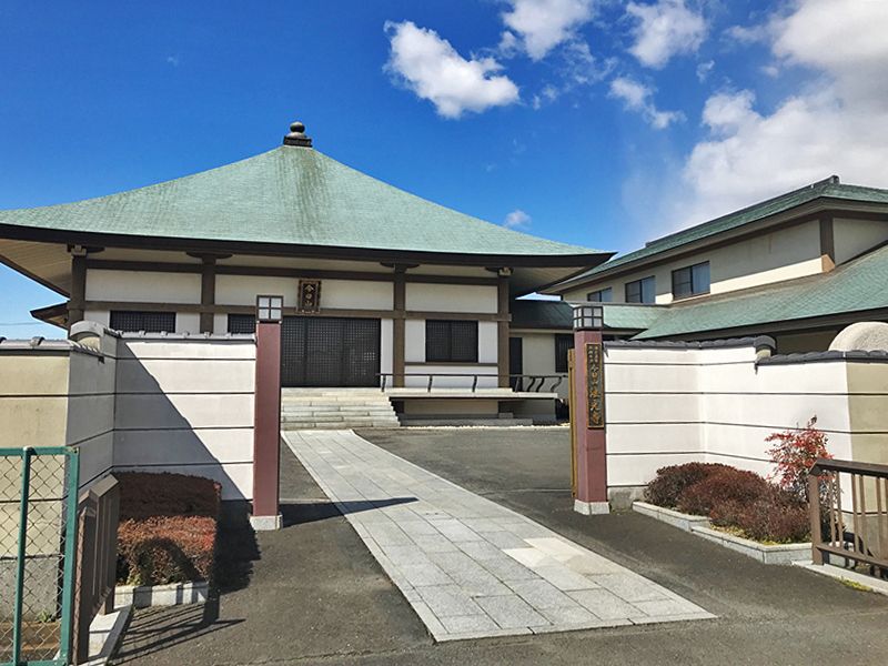 法光寺墓苑　法光寺入口