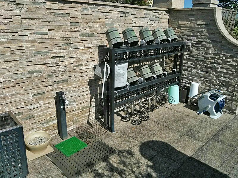 海老名フォーシーズンメモリアル 霊園内の水場