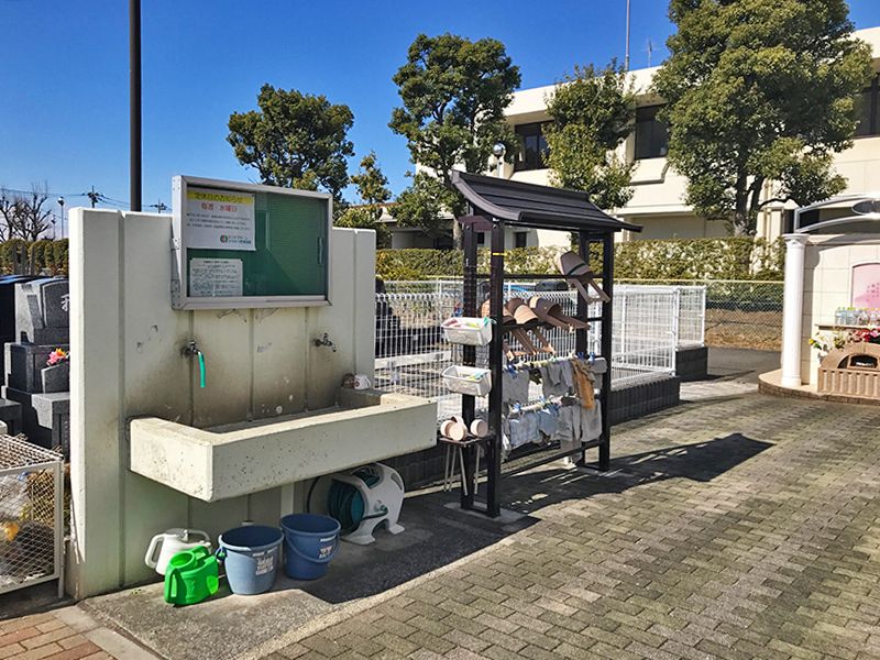 セントグリーン かすかべ聖地霊園　道具の完備された水汲み場